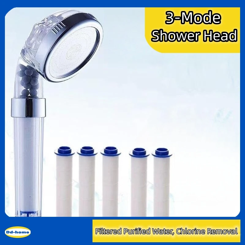 

Water Purifier Filter Shower Head High Pressure Showers for Bathroom Set High Pressure Multifunctional Purification Device