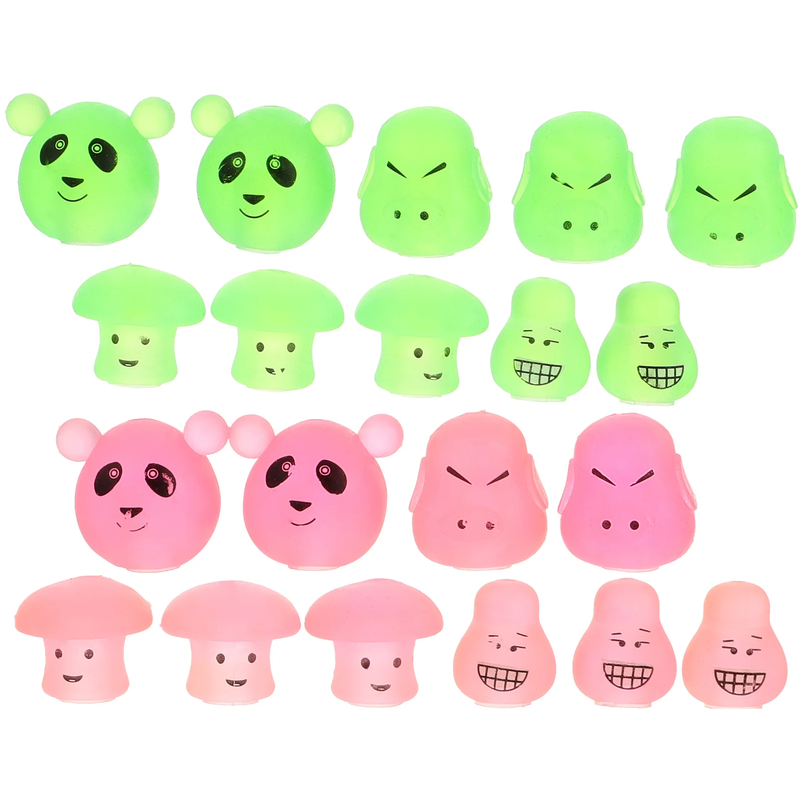 

20pcs Adorable Pencil Protection Pencil Pen Caps Stationery (Mixed Style)