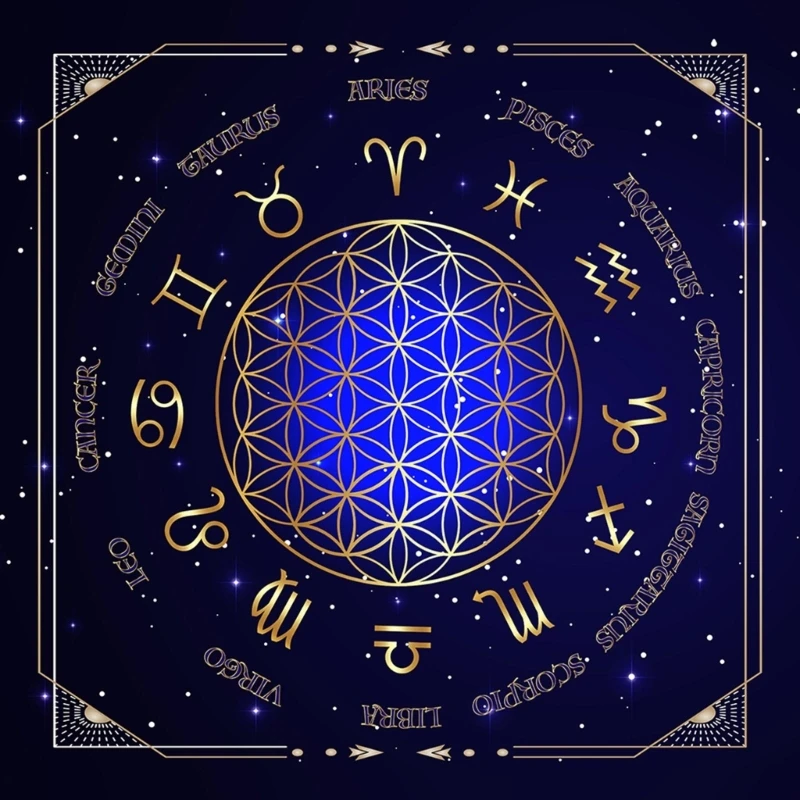 

Divination Altar Tarot Patch Table Cover Magician Daily Board Game Tarot Pad