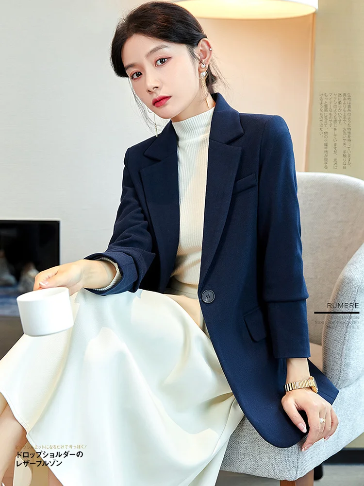 Two Piece Set Punk Pu Leather Blazer High Waist Pants Set 2021 Women Brown Motorcycle Casual Office Blazer Straight Pant Suits