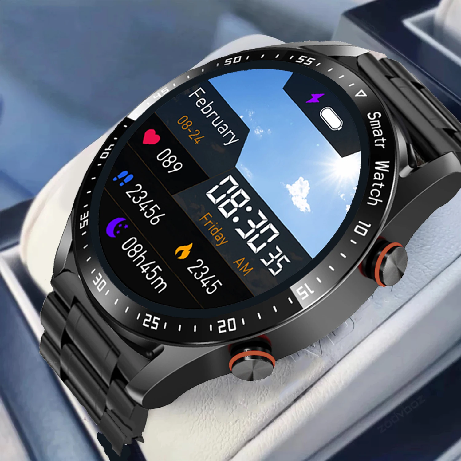 2022 nuovo MYFULONN HW20 Smart Watch Men Bluetooth Call Smart Clock sport Fitness Tracker Smartwatch da polso per Iphone Waterproo