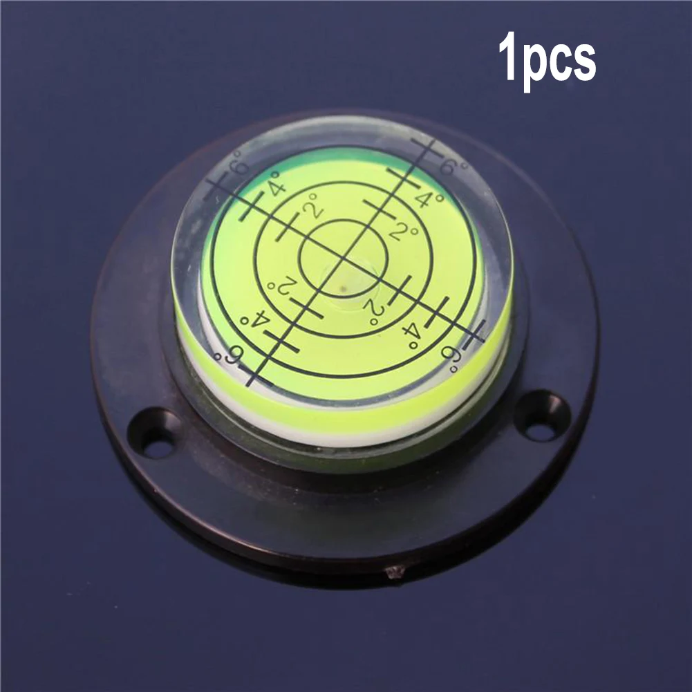1pcs 30mm Horizontal Bubble Level High Precision Environmental Bulls Eye Spirit Round Mini Circular Measuring Kit - купить по