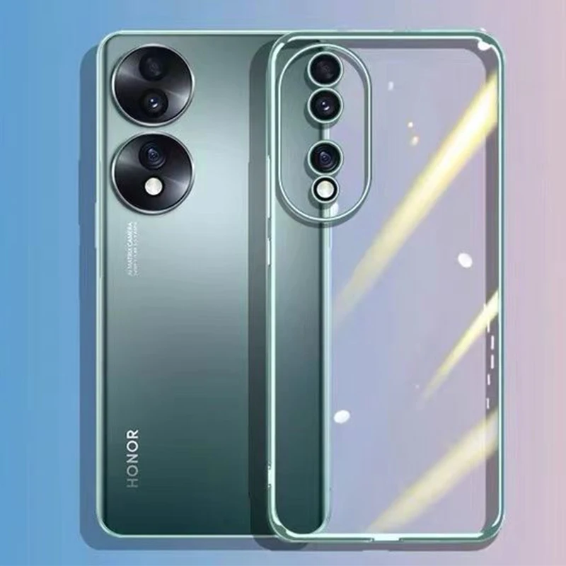 

Transparent Silicone Soft Shell for Honor 70 Pro Plus Lens Protection Mobile Phone Case for Honor70 70pro Plus Protective Cover