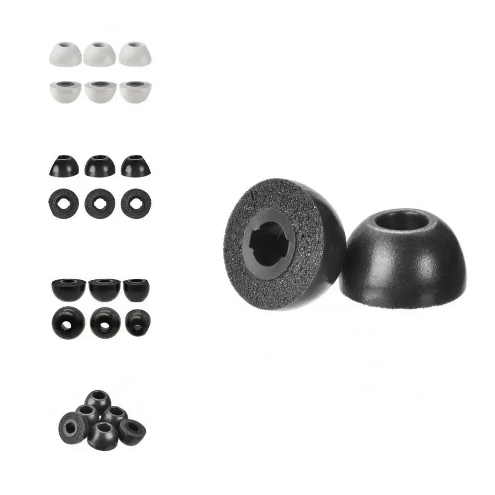 

Earbud Ear Tips Reliable Noise Reduction Anti-static Memory Sponge In-ear Earbud Ear Tips Earphone Ear Tips Earbud Tips