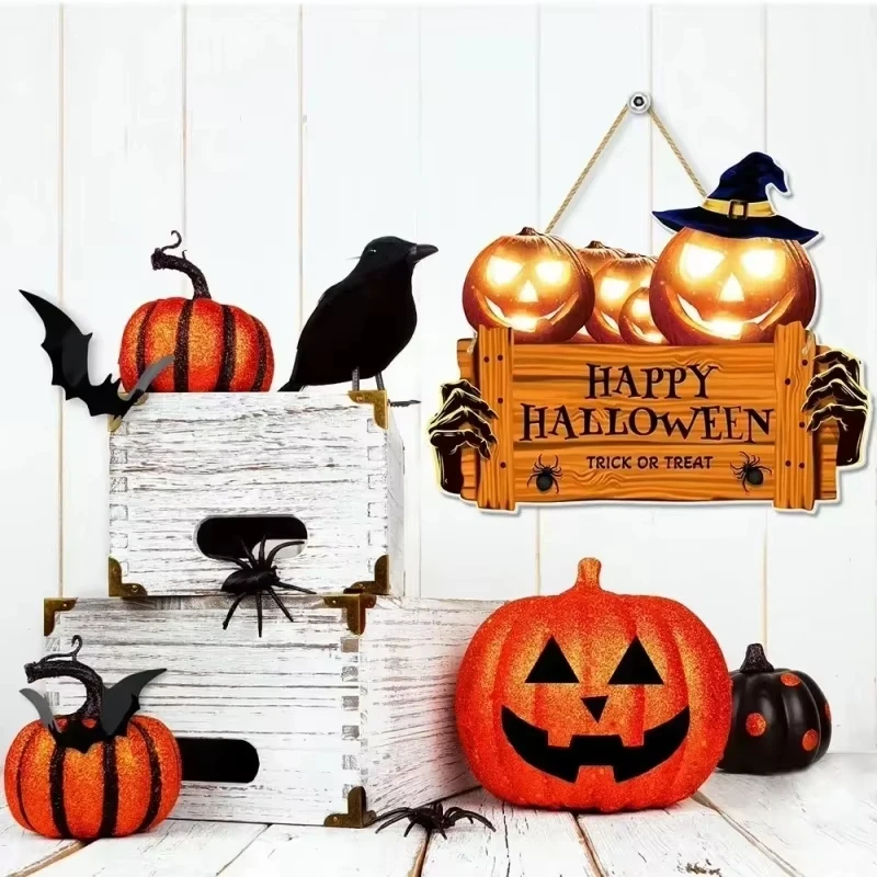 Фото Подвеска для ношения в деревянном корпусе с призраком, подвеска для ixd'Halloween №1
