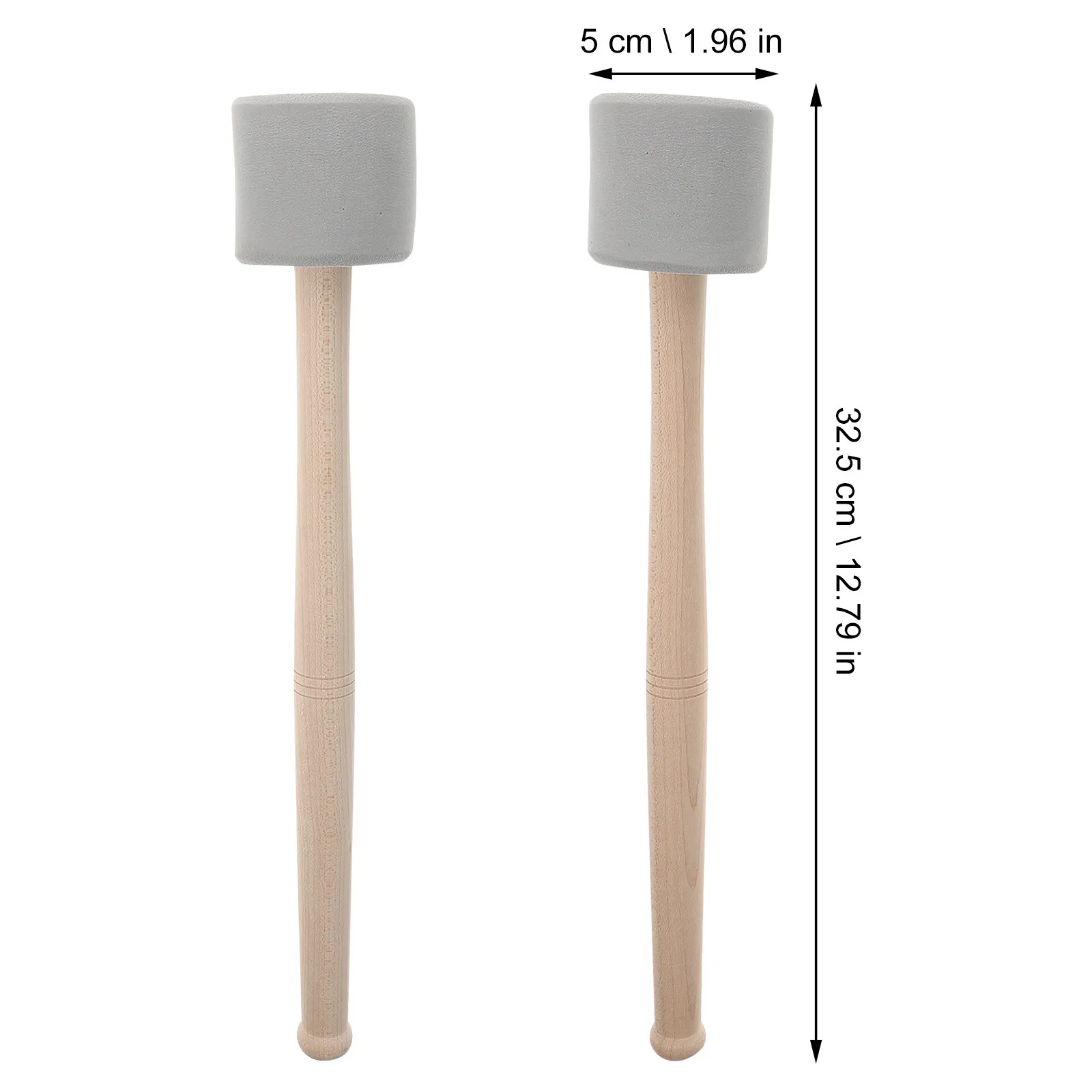 Фото 2 шт. высококачественные барабанные палочки для ударных инструментов с превосходным балансом звука, чёткостью тона и защитой для малого барабана №4