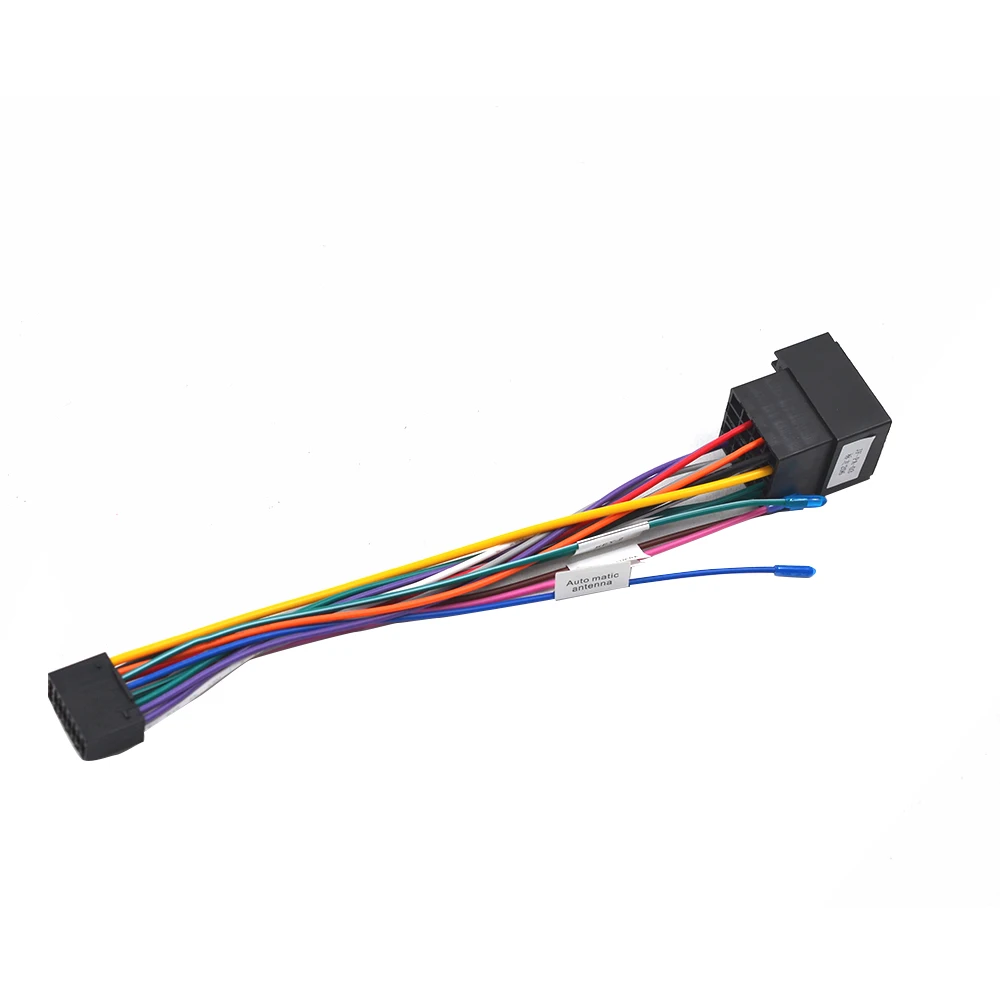 NAVI 16 Pin Ke адаптер кабель ISO Steker Konektor жгут проводов Универсальный Kawat 2 Din радио