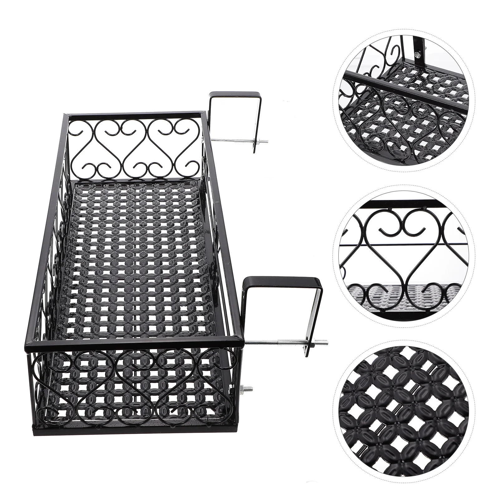 Балконная подставка для цветов подвесной держатель стойка перила горшок