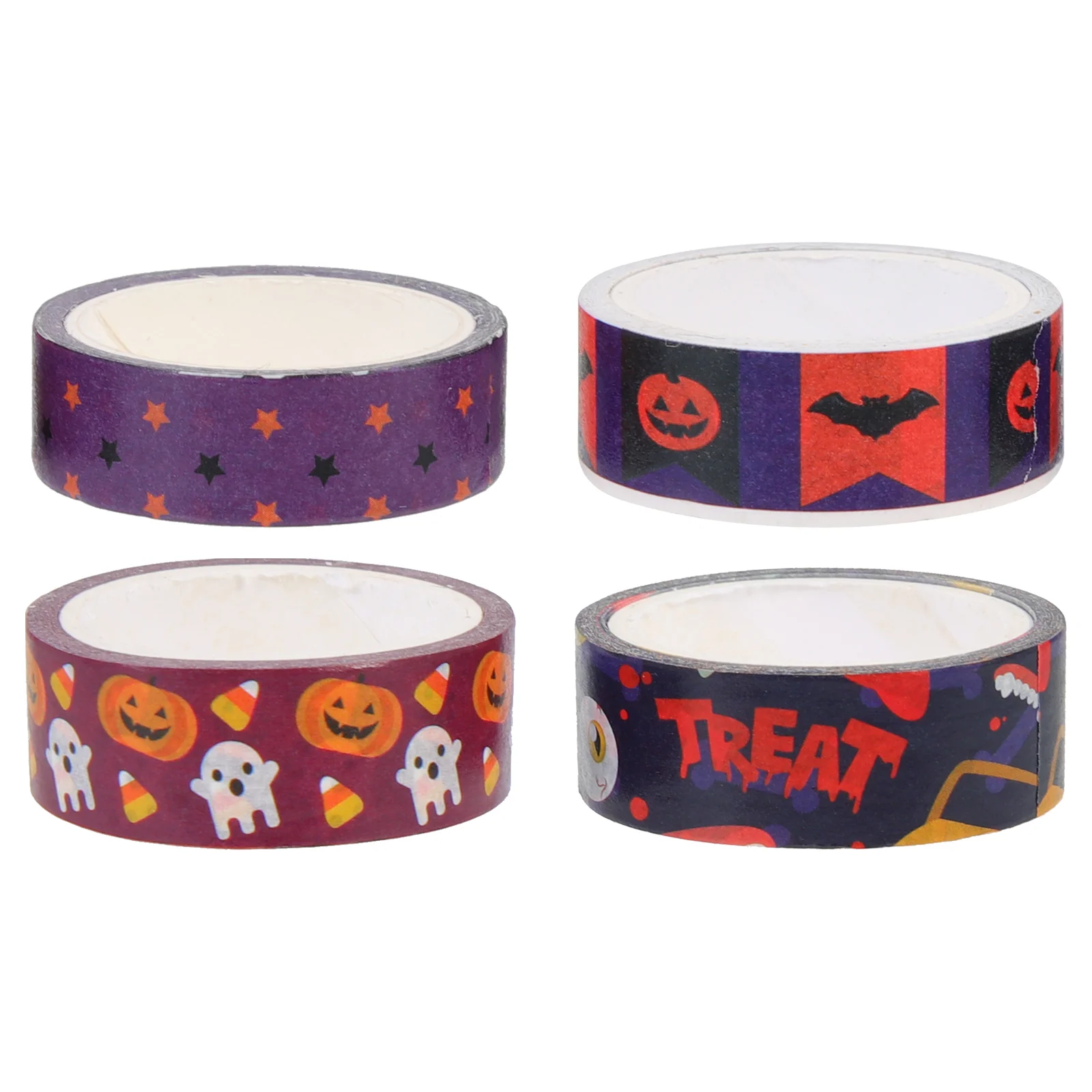 

4 рулона самоклеющихся лент, тематические наклейки для дневных фотографий