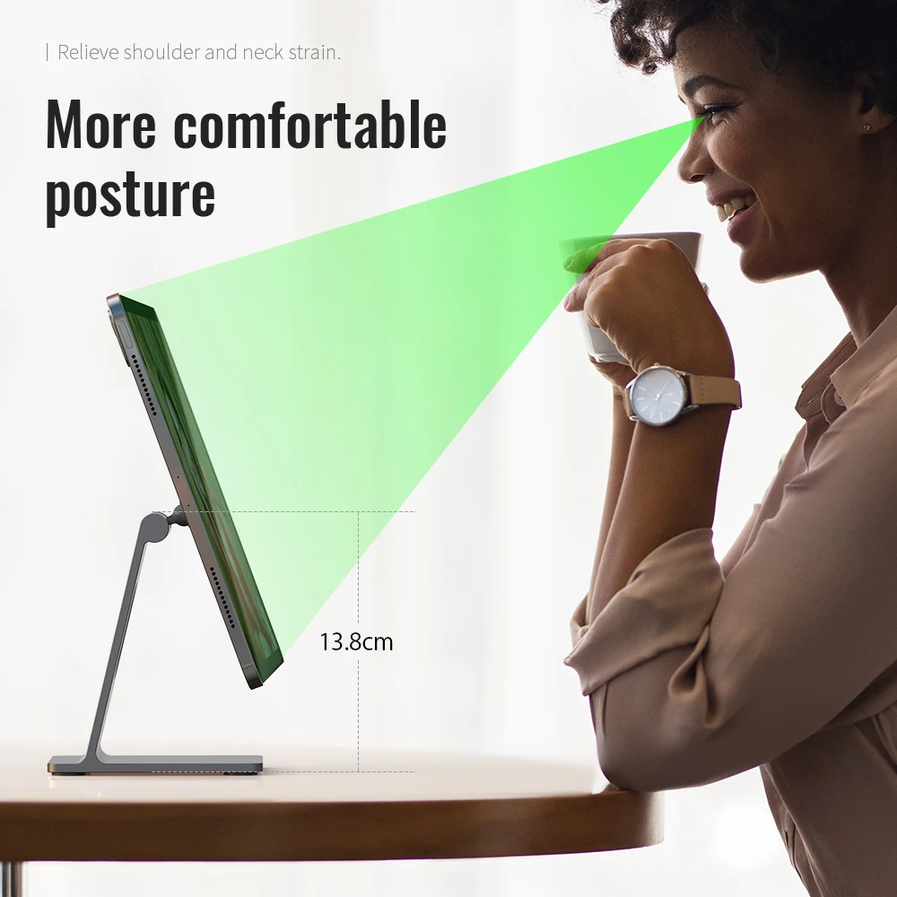 magnetic phone holder tablet stand for iphone for ipad magnet bracket aluminum holder desktop support mount for phone tablet free global shipping