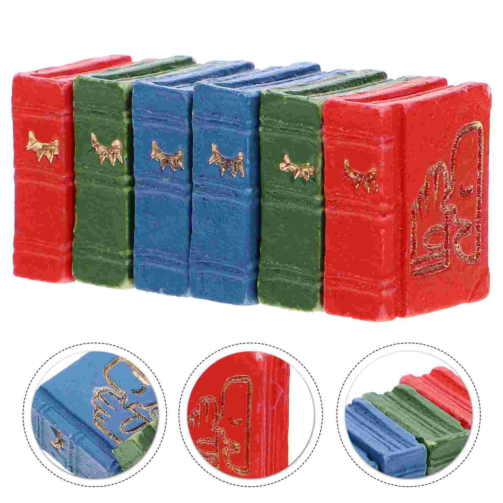 

Миниатюрные полимерные мини-книги, 6 шт.