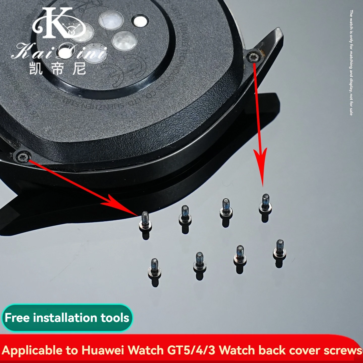 Фото Комплект винтов для задней крышки Huawei Watch Series, сменные аксессуары для Huawei Watch GT5 4 3 2, винты для нижней крышки, запчасти для ремонта №1