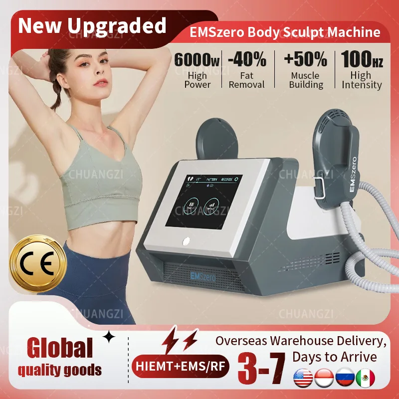 Emszero Machines 2023 14 Tesla Professional 6000w Portable NEO Body Slimming Nova Rf Mini Muscle EMS Electromagnetic Stimulate