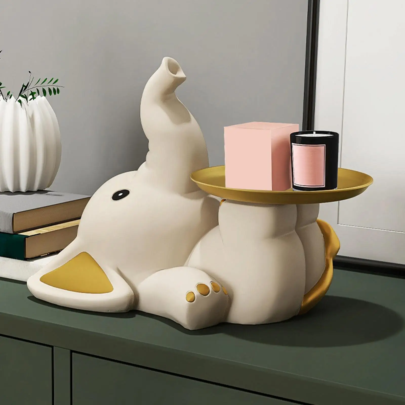 

Animal Statue Storage Tray for Dining Room Apartment Decor Bar