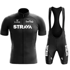 Трикотажный комплект для велоспорта STRAVA, летняя дышащая одежда для горного велосипеда, велосипедные шорты, Мужская одежда для велоспорта