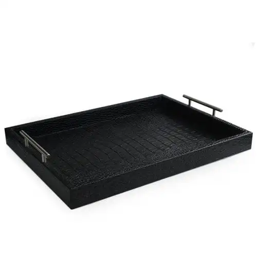 

Allure by Jay Leather Serving Tray