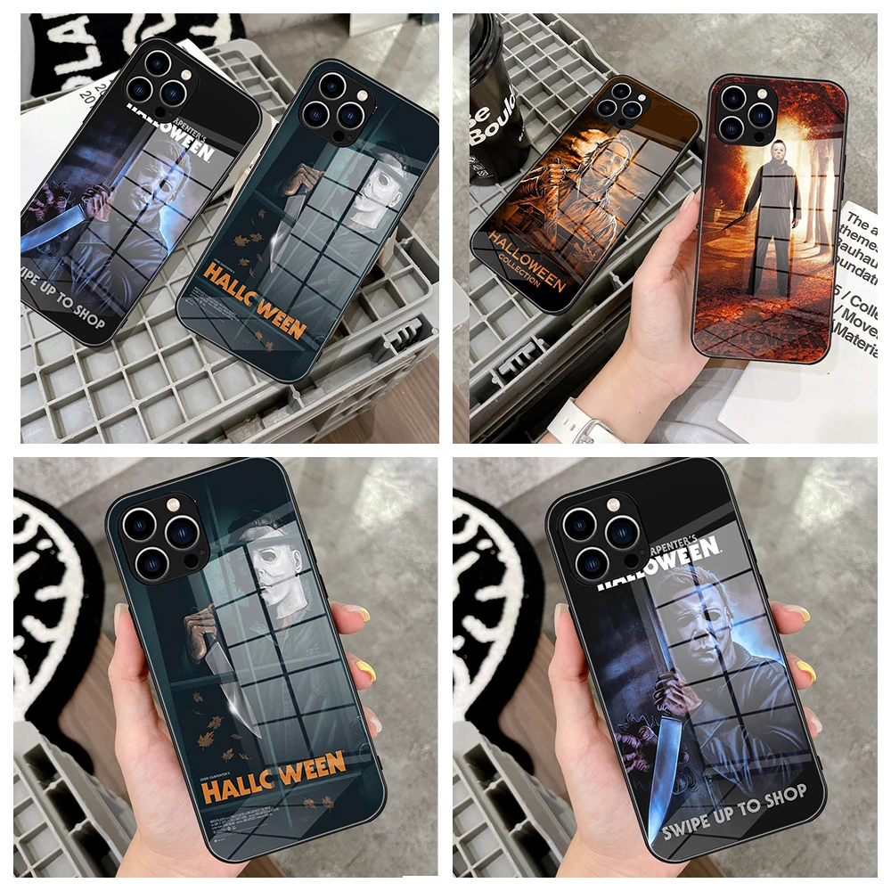 

Чехол для телефона с изображением фильма из фильма «The malгация Майкла Майерса» для iPhone 14pro 13 12 11 Pro 8 7 Plus X 14 SE XR 12 13 Pro mini XS MAX