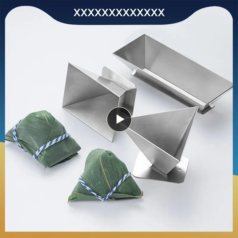 

Stainless Steel Triangular Rice Ball Sushi Dumpling Mould DIY Tools Rice-pudding Baking Molds Kitchen Accessories Baking Tools