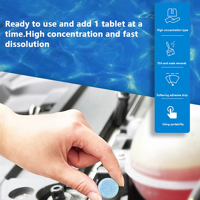 

20 шт./набор, таблетки для мытья автомобильных стекол