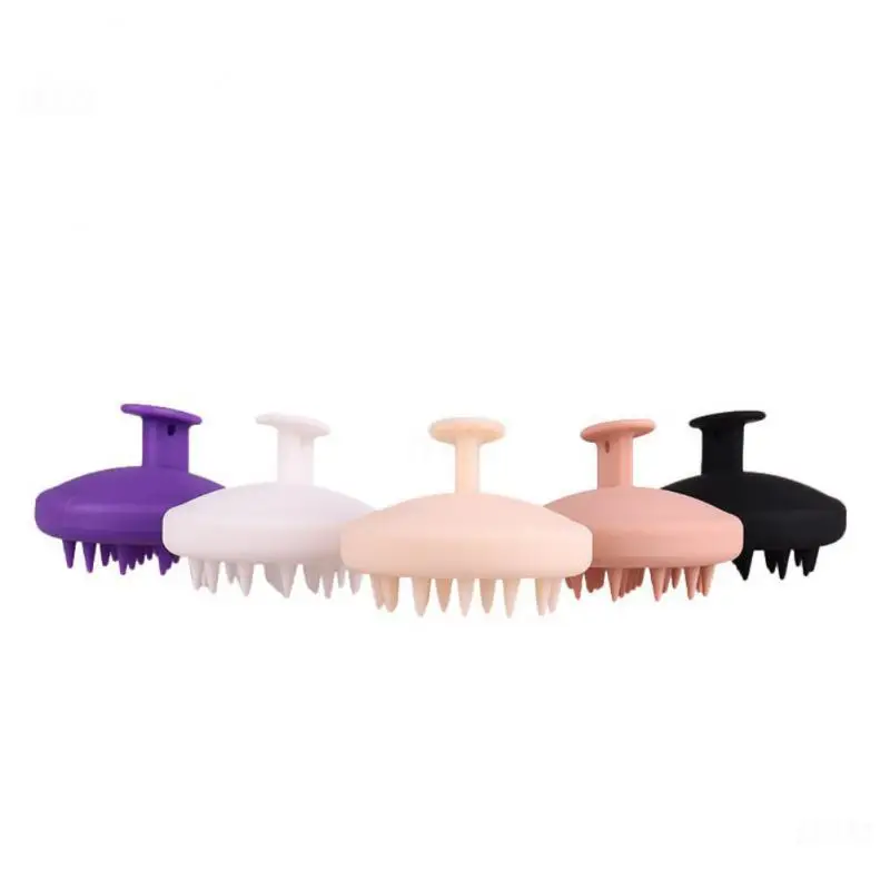 

1PC Silicone Shampoo Brush Scalp Hair Massager Shampoo Comb Bath Shower Brush Scalp Spa Hair Shower Brush Comb Massaging Brushes