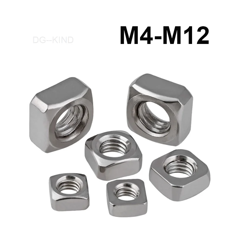

Stainless steel square nuts m4 m5 m6 m8 m10 m12 201/304/316