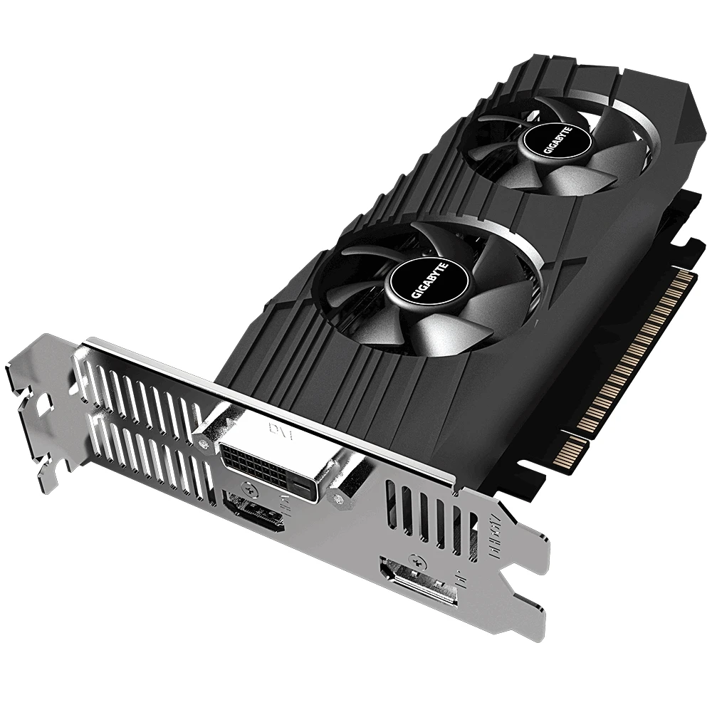 Видеокарта Gigabyte GTX 1650 OC 4GB GDDR5 128bit DVI D HDMI DP RTL (GV N1650OC 4GL)|Видеокарты| |
