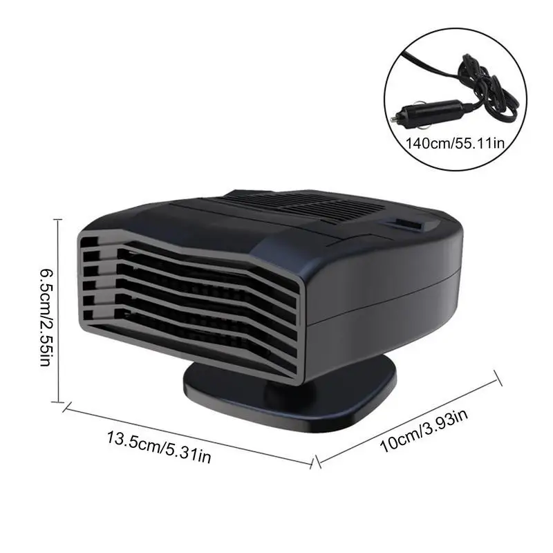 Автомобильный обогреватель портативный Электрический автомобильный демистер 12