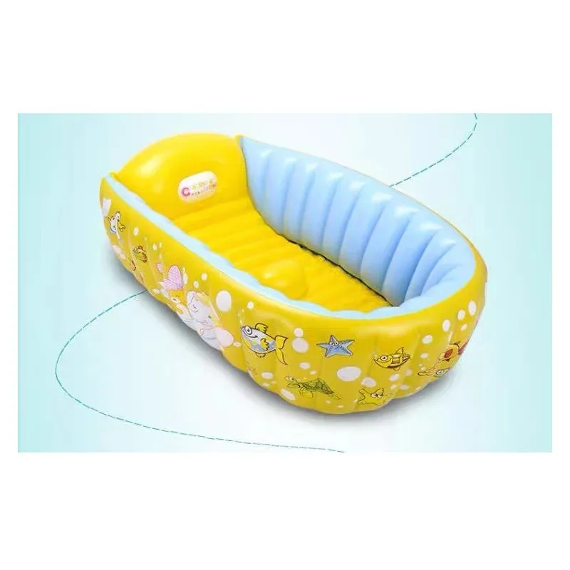New Baby Swimming Pool Inflatable Thermal Insulation Infant Children Baby Swimming Bucket Home Bath Bucket Newborn Bath Tub