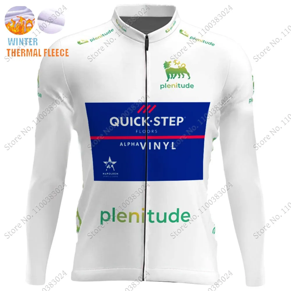 

Quick Step 2022 Испания тур Велоспорт Джерси с длинным рукавом зимняя альфа-Виниловая Одежда дорожный велосипед рубашки велосипедные топы MTB форма