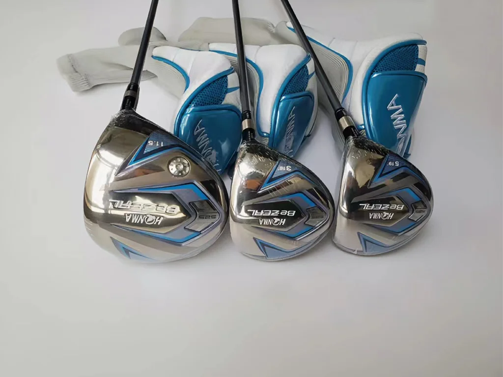 Golf Clubs Driver Woods Honma BeZEAL 525 Set Women Honma Golf  L-Flex Graphite Shaft Head Cover Included