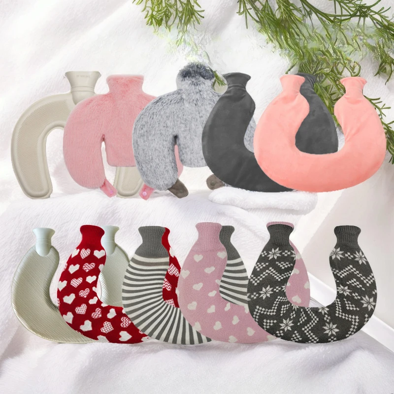 Утолщенная Грелка Для Рук И Защита Плеч U-образная Двусторонняя Теплая Бутылка С