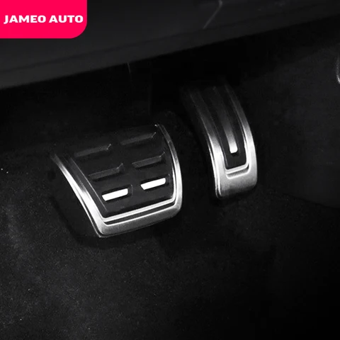 Jameo автомобиль для Volkswagen VW Golf 7 MK7 8 7,5 MK7.5 GTI 2012 - 2021 Защитная крышка из нержавеющей стали для газового тормоза и мертвой педали