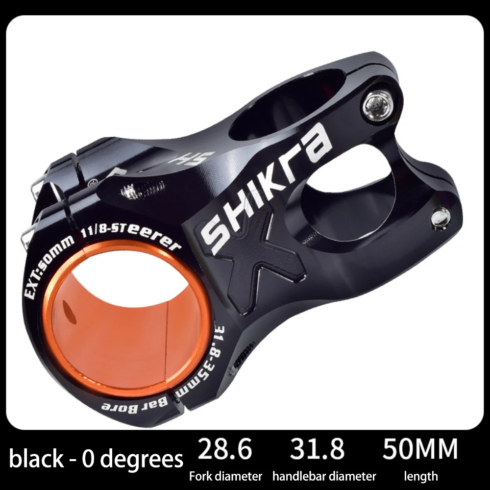 

SHIKRA MTB 35 мм стержень CNC 31,8 мм руль велосипеда Honsun ультралегкий 0 градусов Rise FR AM Enduro Steerer горный велосипед запчасти