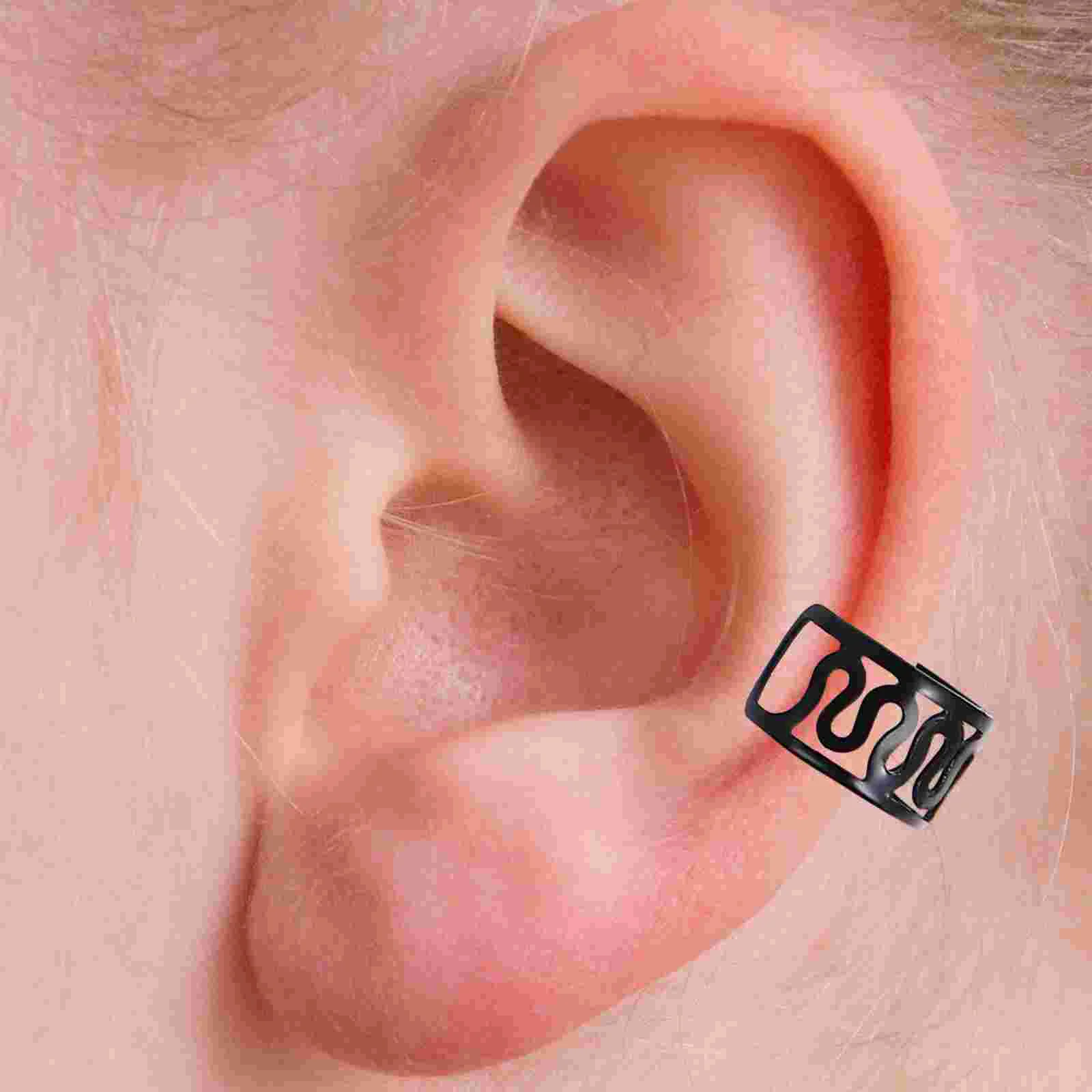 24-шт. Серьги-каффы без пирсинга зажимы для ушей серьги дреды косы манжеты волос