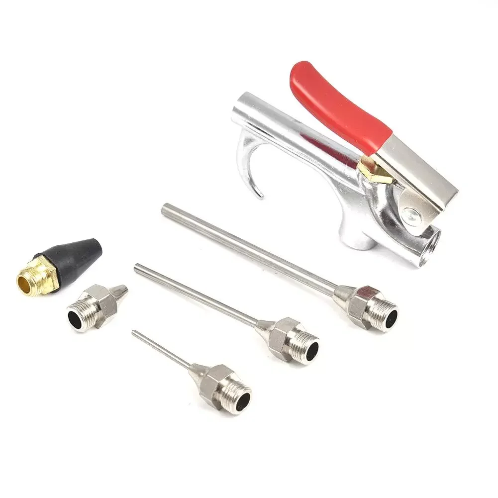 

5Pcs Pneumat Air Blowing Gun Blow Dust Clean Tools Air Duster Air Blow Dust Gun Air Brush Sprayer Aluminum Alloy Car Washer