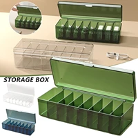 data cable storage box with cover multipurposetransparent charger organizer box cable management box desk accessories storage