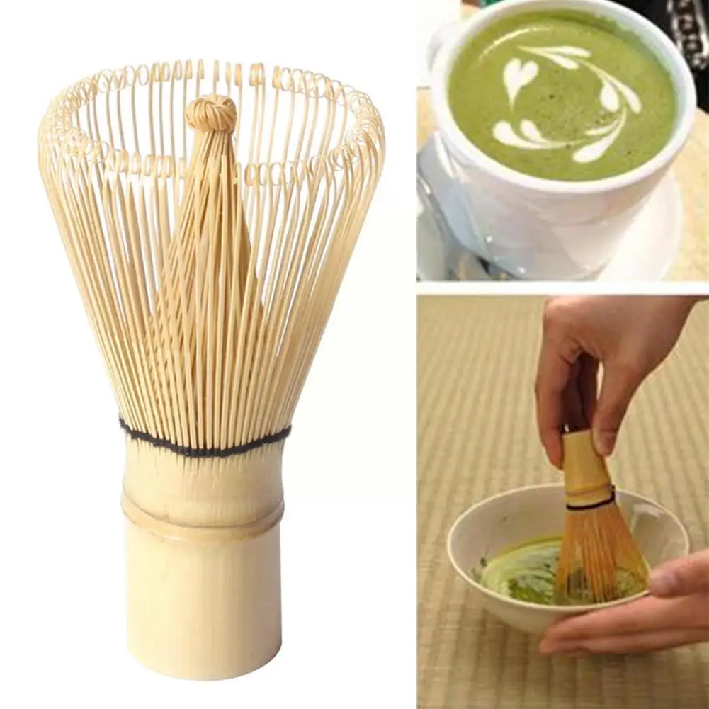 

Bamboo Matcha Whisk Japanese Brush Professional Green Grinder Brush Tea Ceremony Powder Chasen Tool Tea Whisk