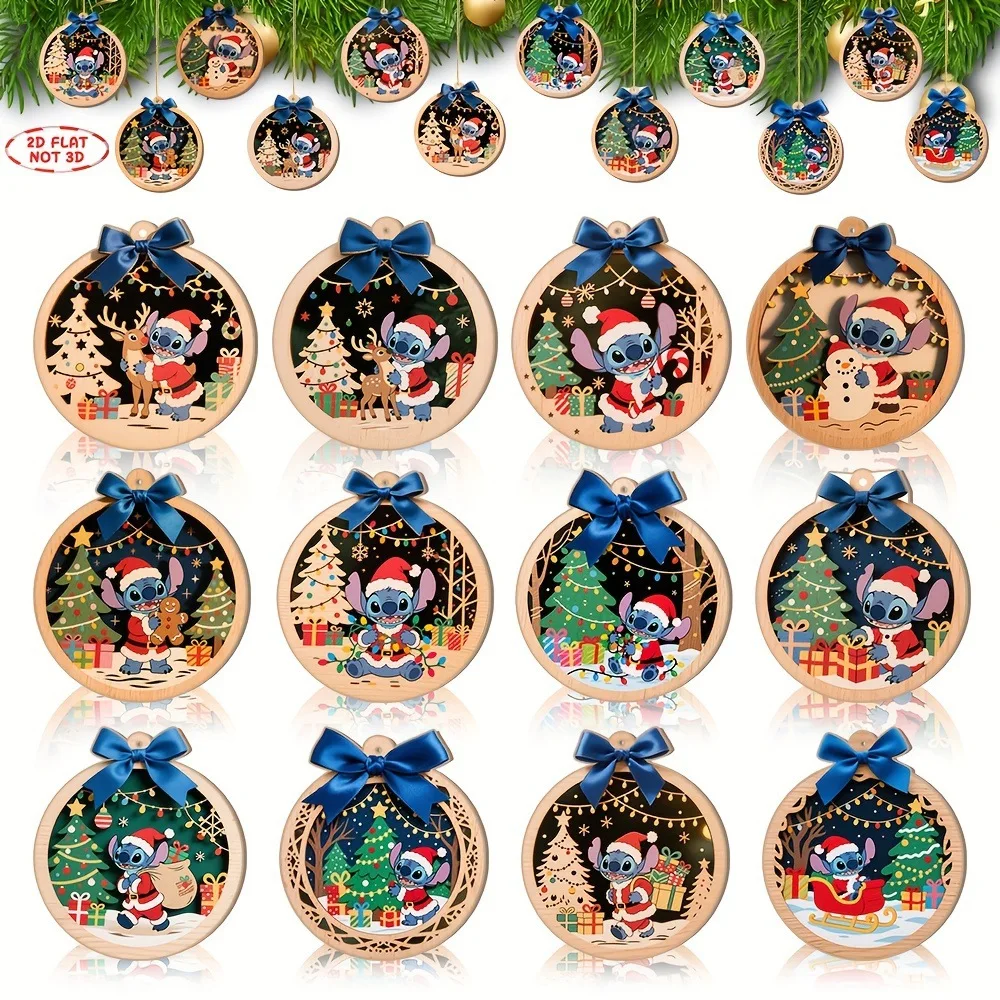 

Деревянные подвески Disney Stitch