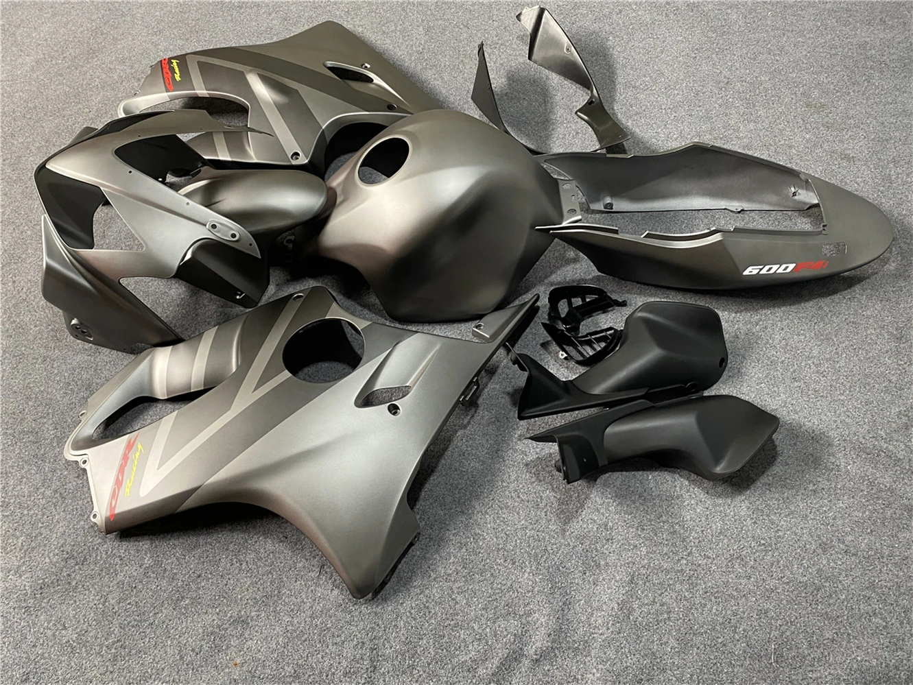 CBR F4i 04 05 обтекатель мотоцикла 2004 - 2007 серебристый черный CBR600F4i обтекатели купить