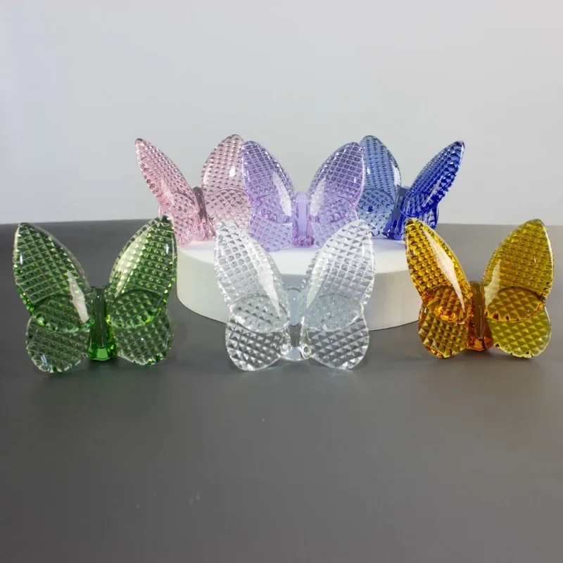 Статуэтки мини-бабочки роскошные поделки украшения для гостиной дома книжной
