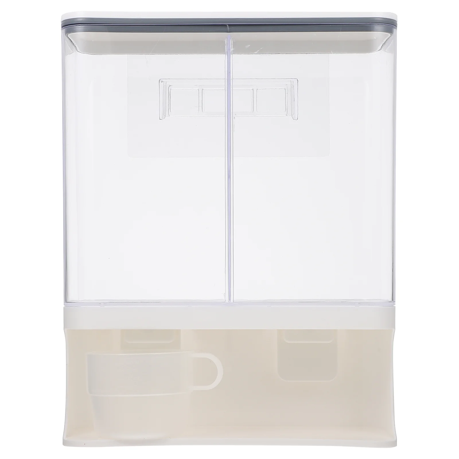 

Flour Containers Large Capacity Sealed Tank Grain Box Cereal Dispenser 31X24.5X9.6CM Transparent Plastic