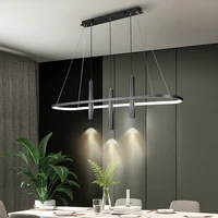 modern minimalist led pendant lights black gold for kitchen table dining room chandelier home decor lighting fixture luster lamp
