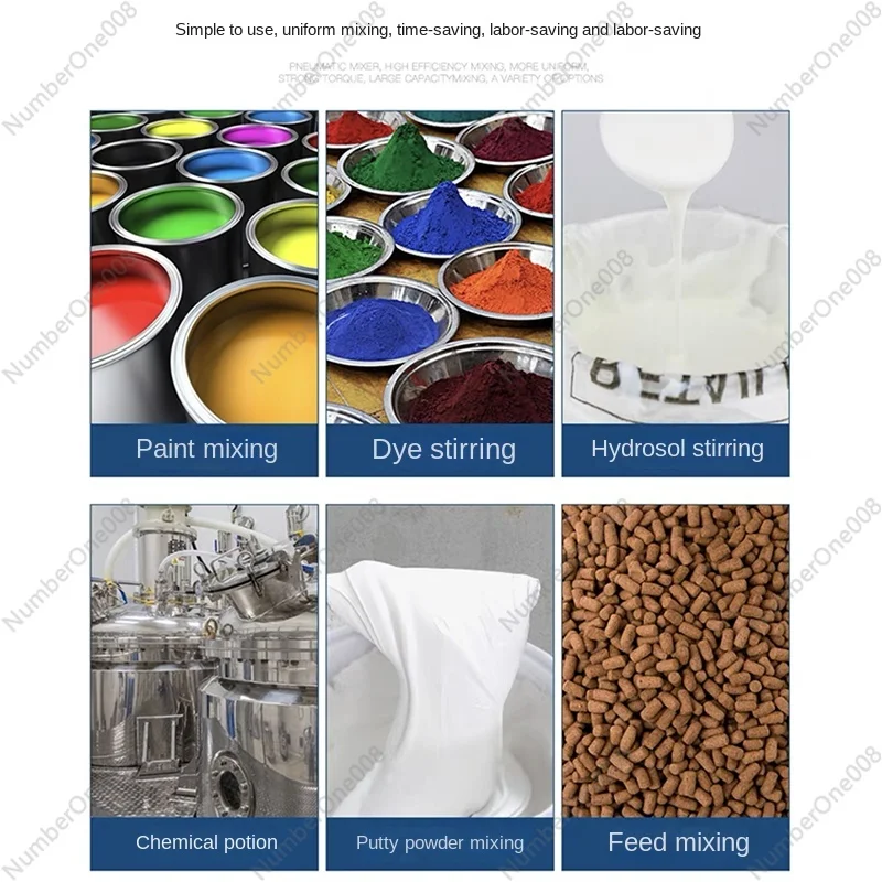 5 галлонов 60 л смеситель алюминиевый миксер 2800 об/мин 1/8 смесительное