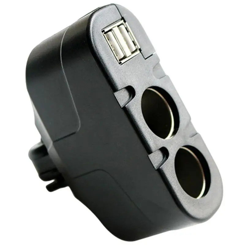 

Car Charger Adapter Fast Charge Lighter Socket Dual Port 12-24V Quick Charge Phone Charger For Car Accessories Smart Phones GPS