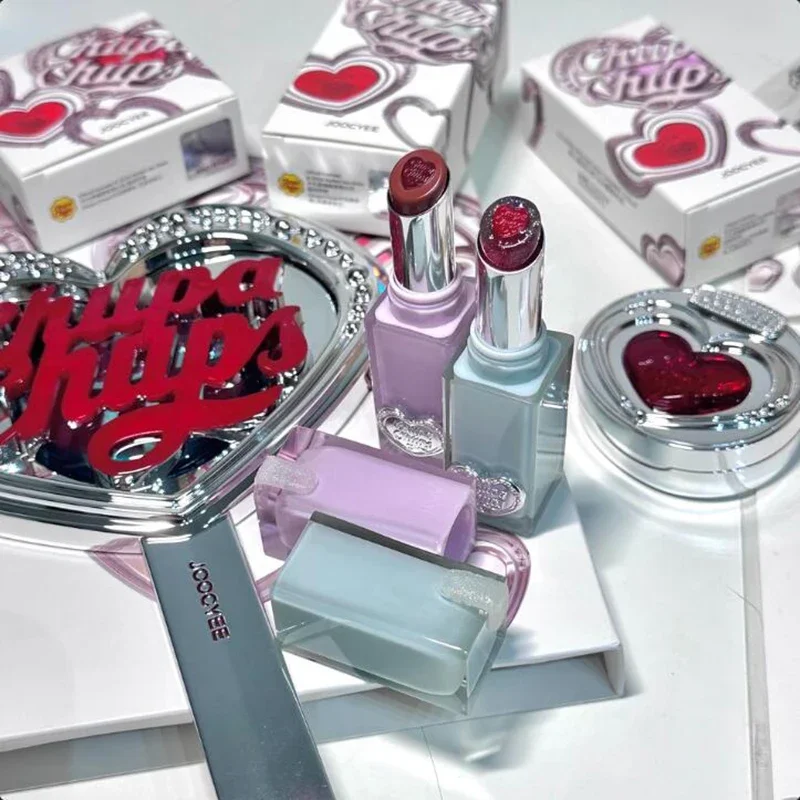 Joocyee Jumbo Pearl Lipstick Бальзам для губ Румяна Пудра Зеркало Подарочный набор Набор