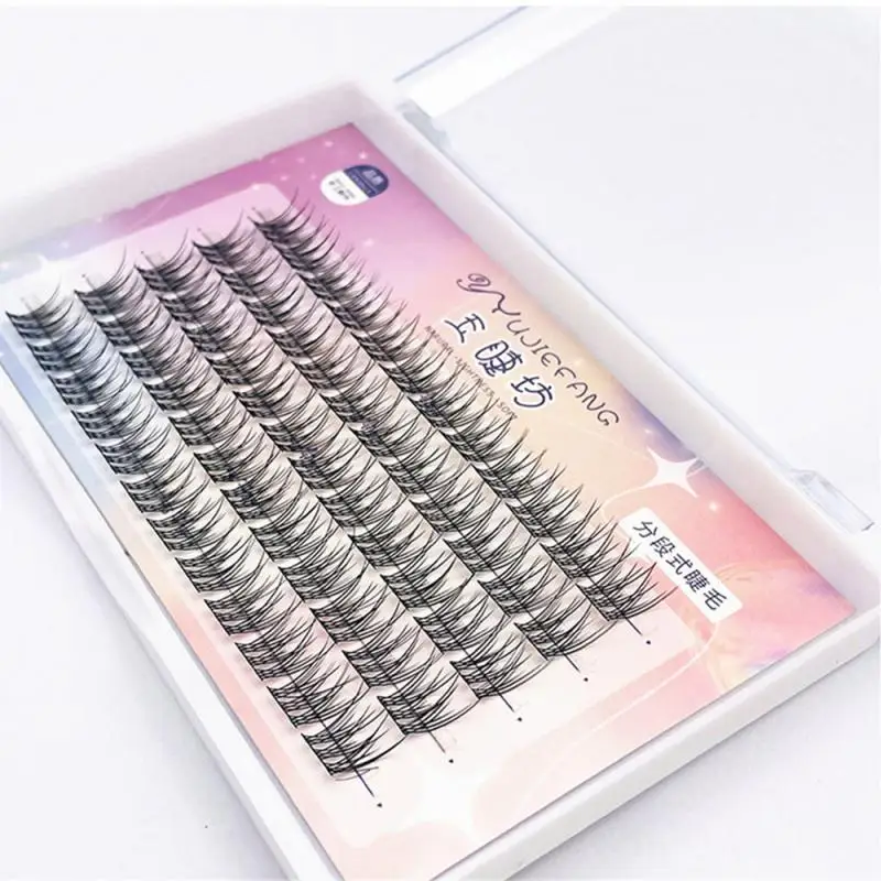 

False Eyelashes Daily Makeup Natural Long Single Cluster Segmented Segmented Bundles Fake Eyelashes DIY Individual Clusters