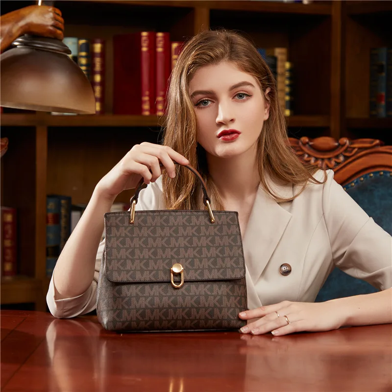 

MKJ brand design versatile bag women's 2022 new fashion leather women's fashion Portable Single Shoulder Messenger Bag