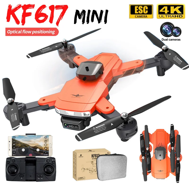 

KF617 Drone 4K HD Dual Camera Aerial Photography Optical Flow Positioning Obstacle Avoidance Helicopter Foldable RC Quadcopter