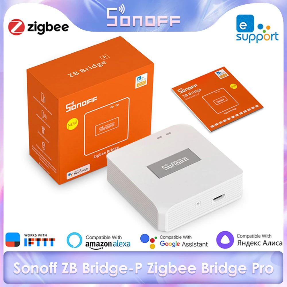 SONOFF ZB Bridge-P Zigbee Bridge Pro двухпротокольный шлюз Wi-Fi ZigBee Поддержка приложения Ewelink