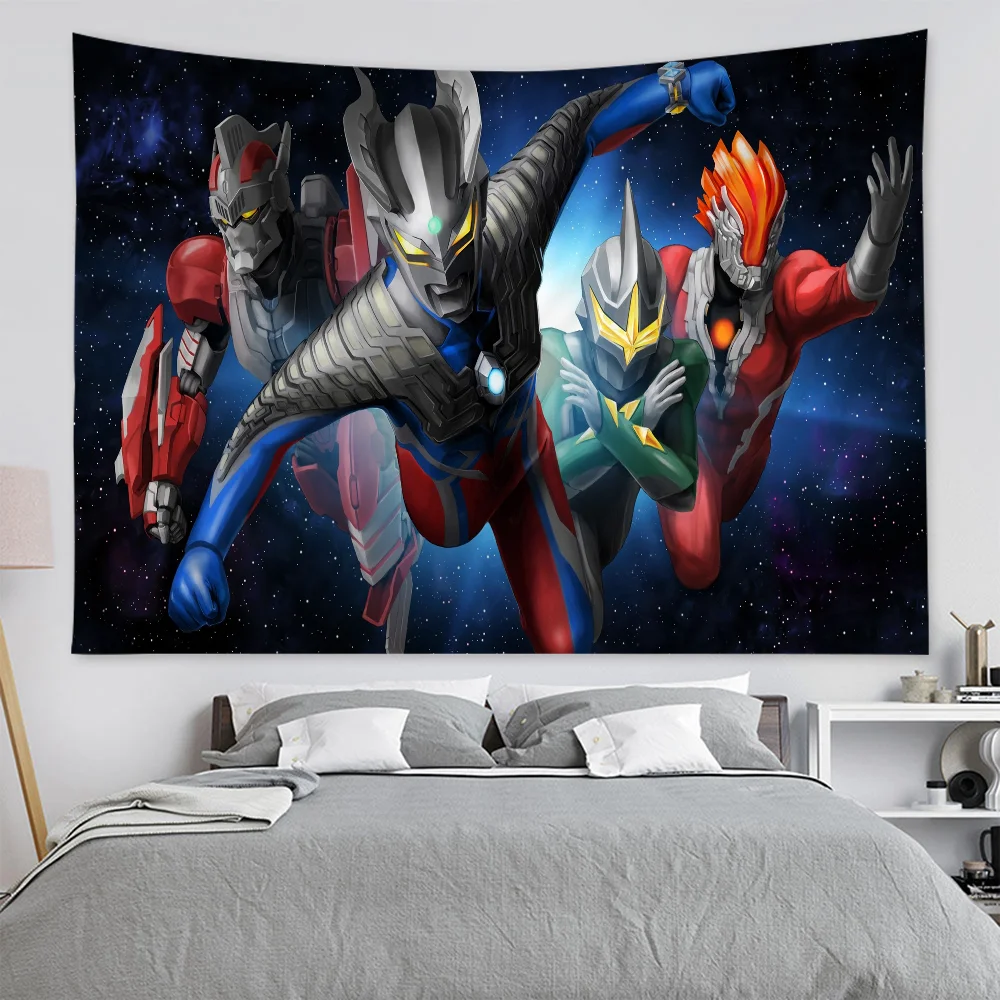 U-Ultraman B-Blazar красочный гобелен настенный подвесной Таро хиппи настенные коврики